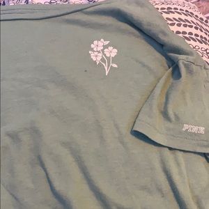 light green crop top